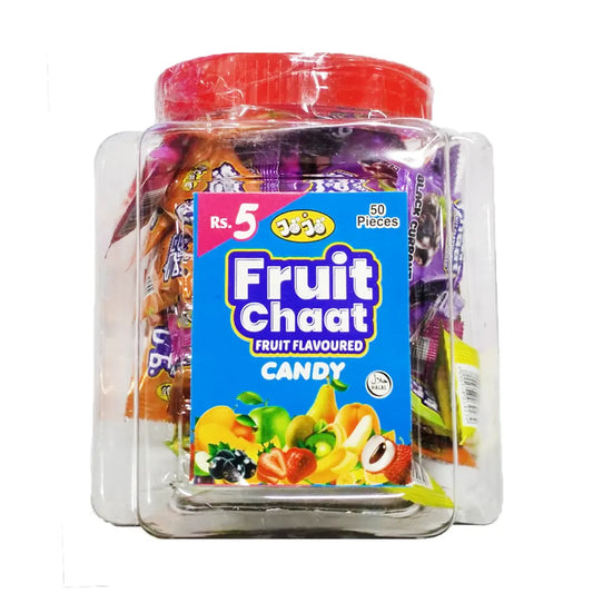 Fruit Chat Toffie Jar 5Rs(50Pcs)