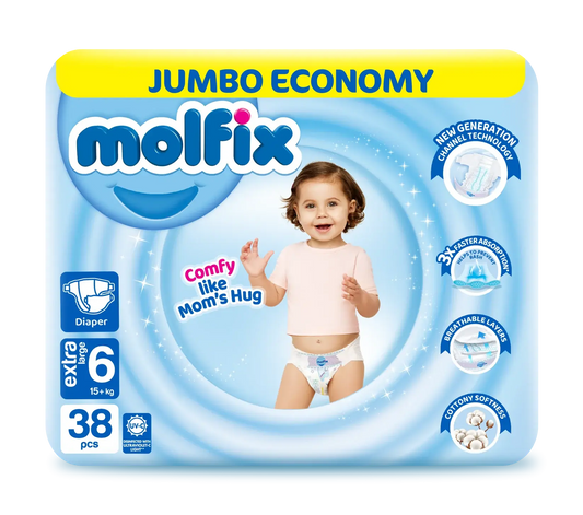 Molfix Diapers XXL-6 (38 Pcs)