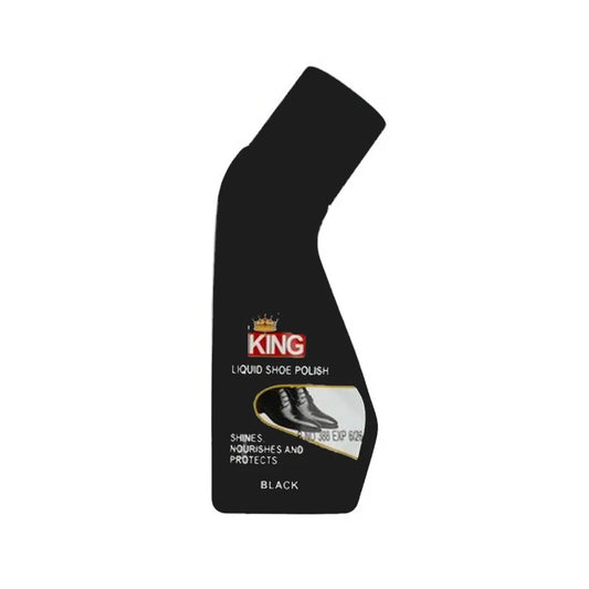 Silver Shoe Liquid Black