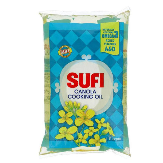 Sufi Cooking Oil Pouch - 1Ltr