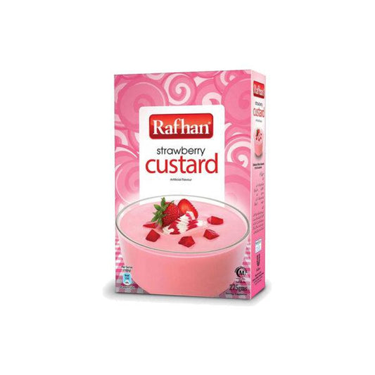 Rafhan Strawberry Custard 275g