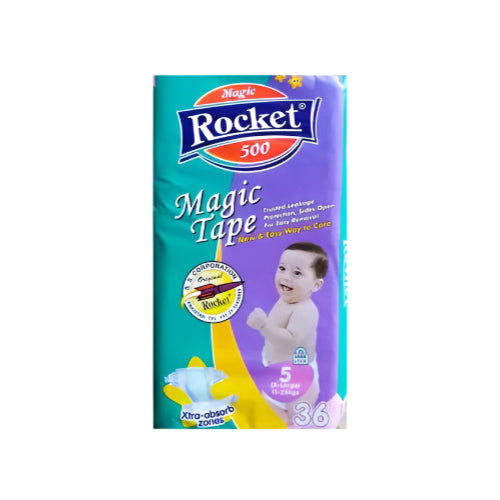 Rocket Magic Diapers Extra Large(36 Pcs)