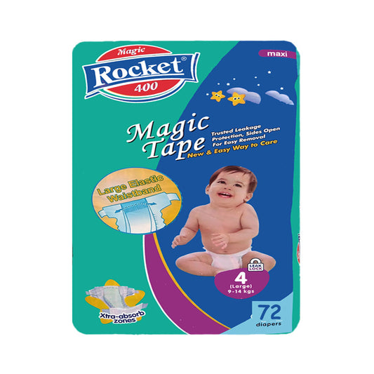 Rocket Magic Diapers Large(72 Pcs)