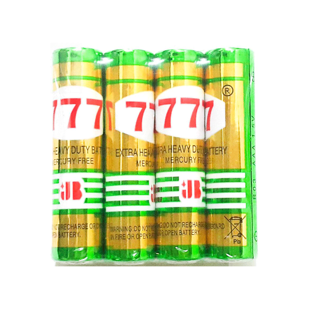 Cell 777 AAA (Remote Size) -4Pcs