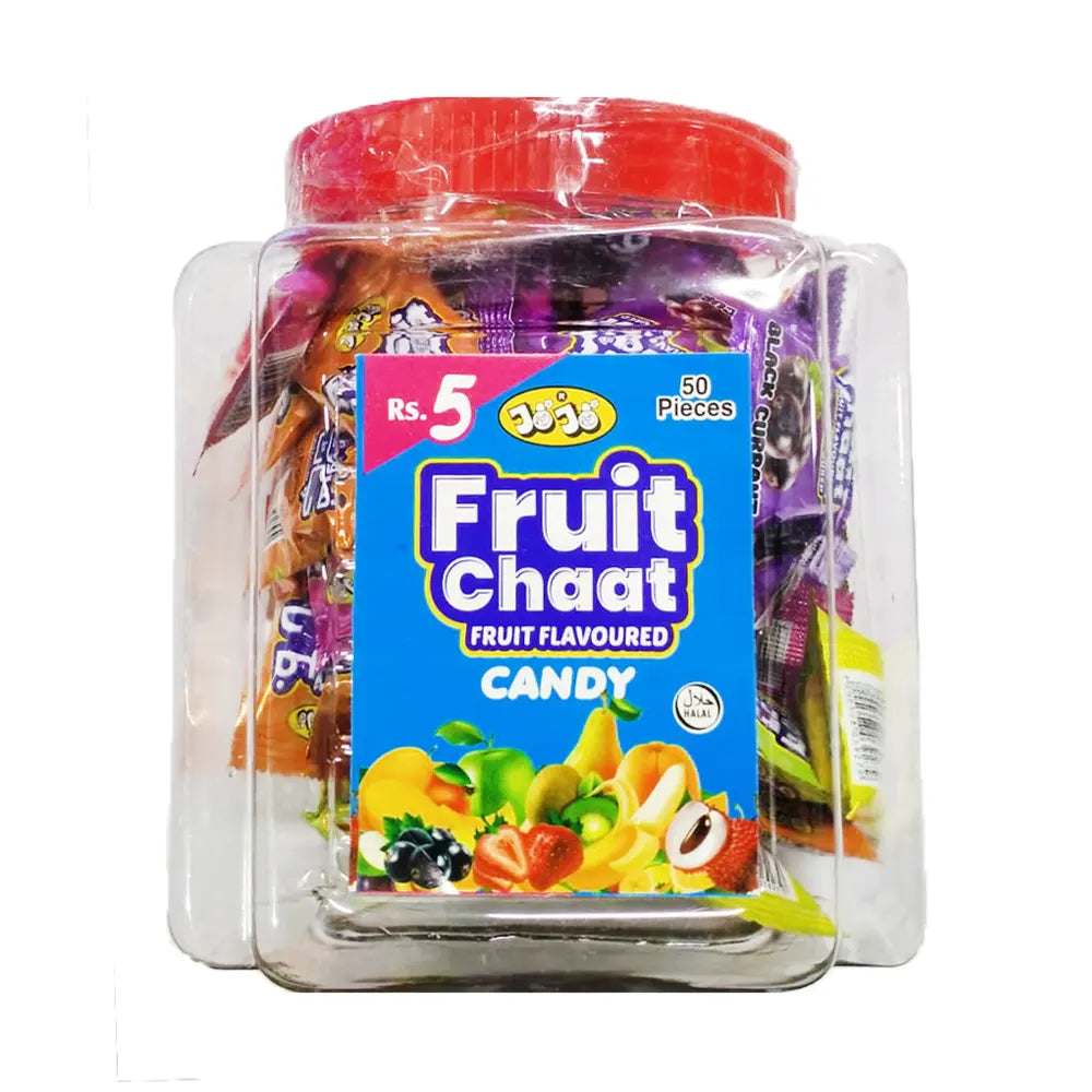 Fruit Chat Toffie Jar 5Rs(50Pcs)