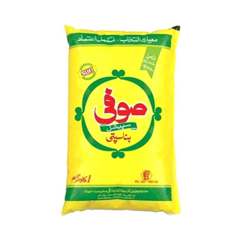 Sufi Banaspati Ghee Pouch - 1Kg