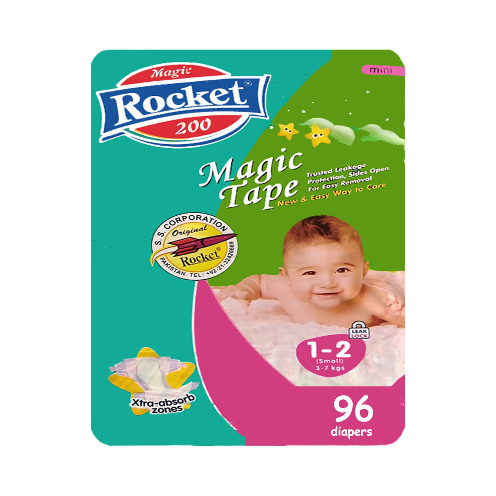 Rocket Magic Diapers Small(96 Pcs)