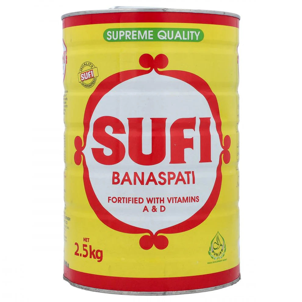 Sufi Banaspati Ghee Tin - 2.5Kg